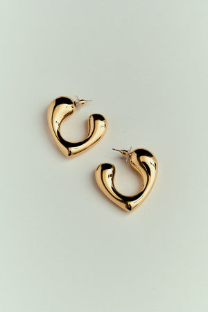 Brinco de Argola com Ponta Dourado