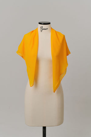 Echarpe Quadrada Amarelo Manga