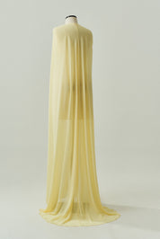 Capa Longa em Chiffon - Sol Amarelo Manteiga