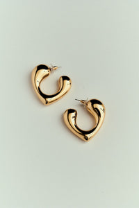 Brinco de Argola com Ponta Dourado