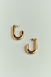 Brinco Meia Argola Dourado
