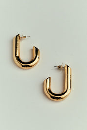 Brinco Meia Argola Dourado