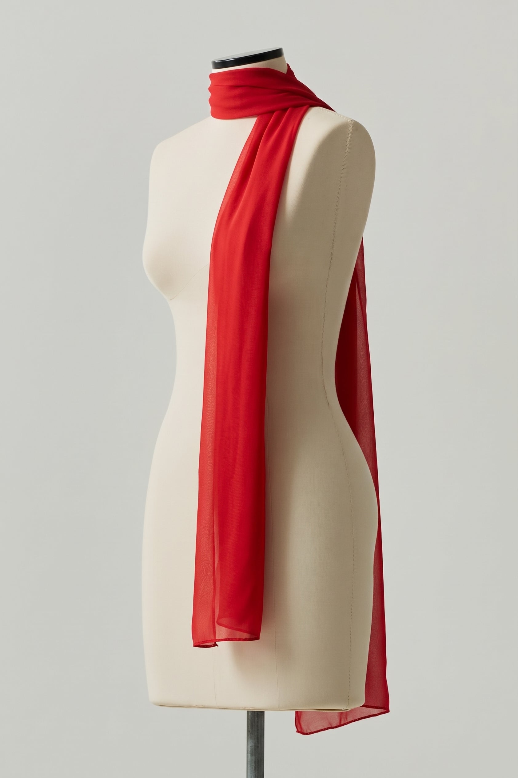 Echarpe Retângulo Vermelho