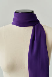 Echarpe Retângulo Roxo Escuro