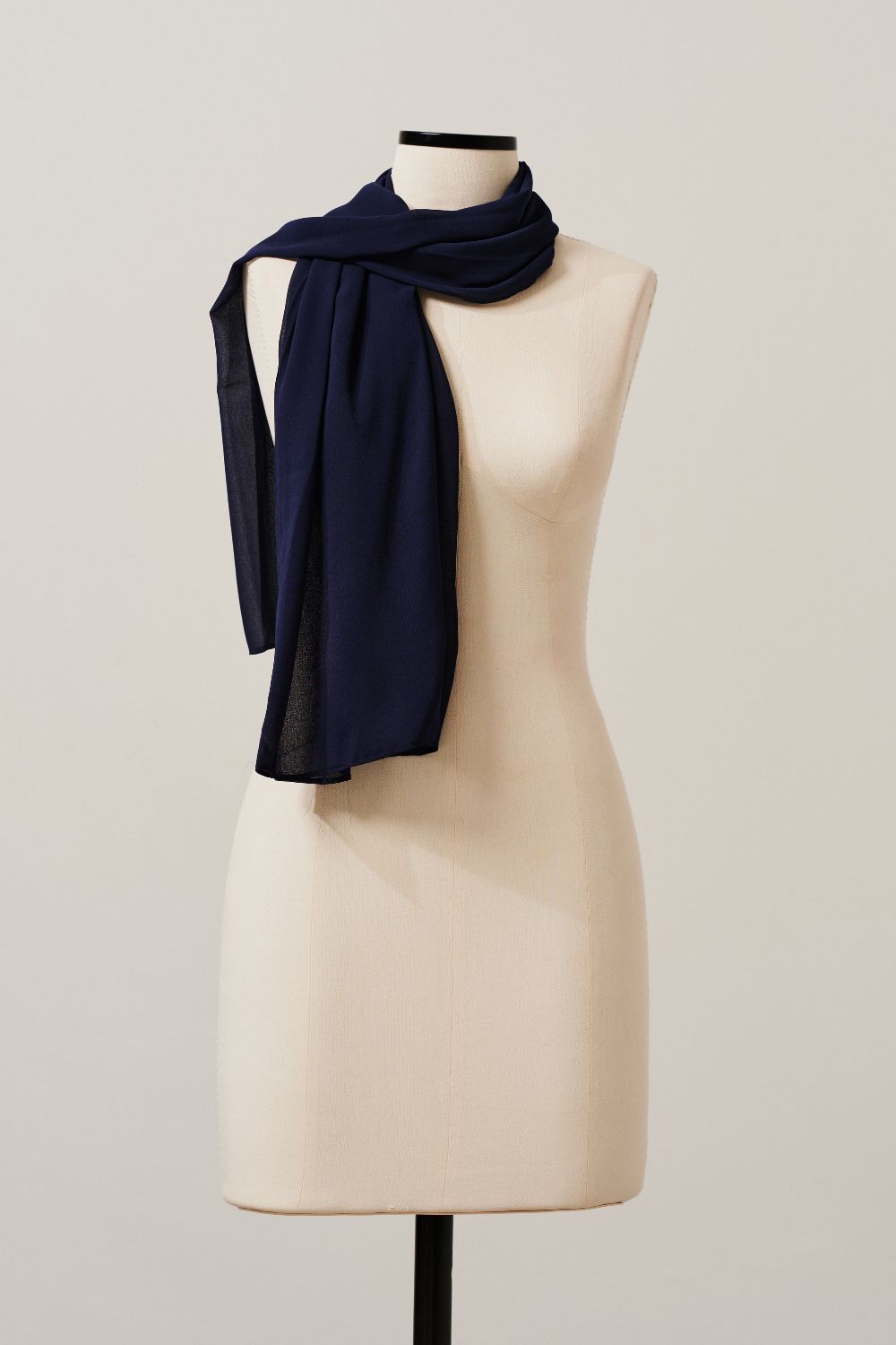 Echarpe Retângulo Azul Marinho