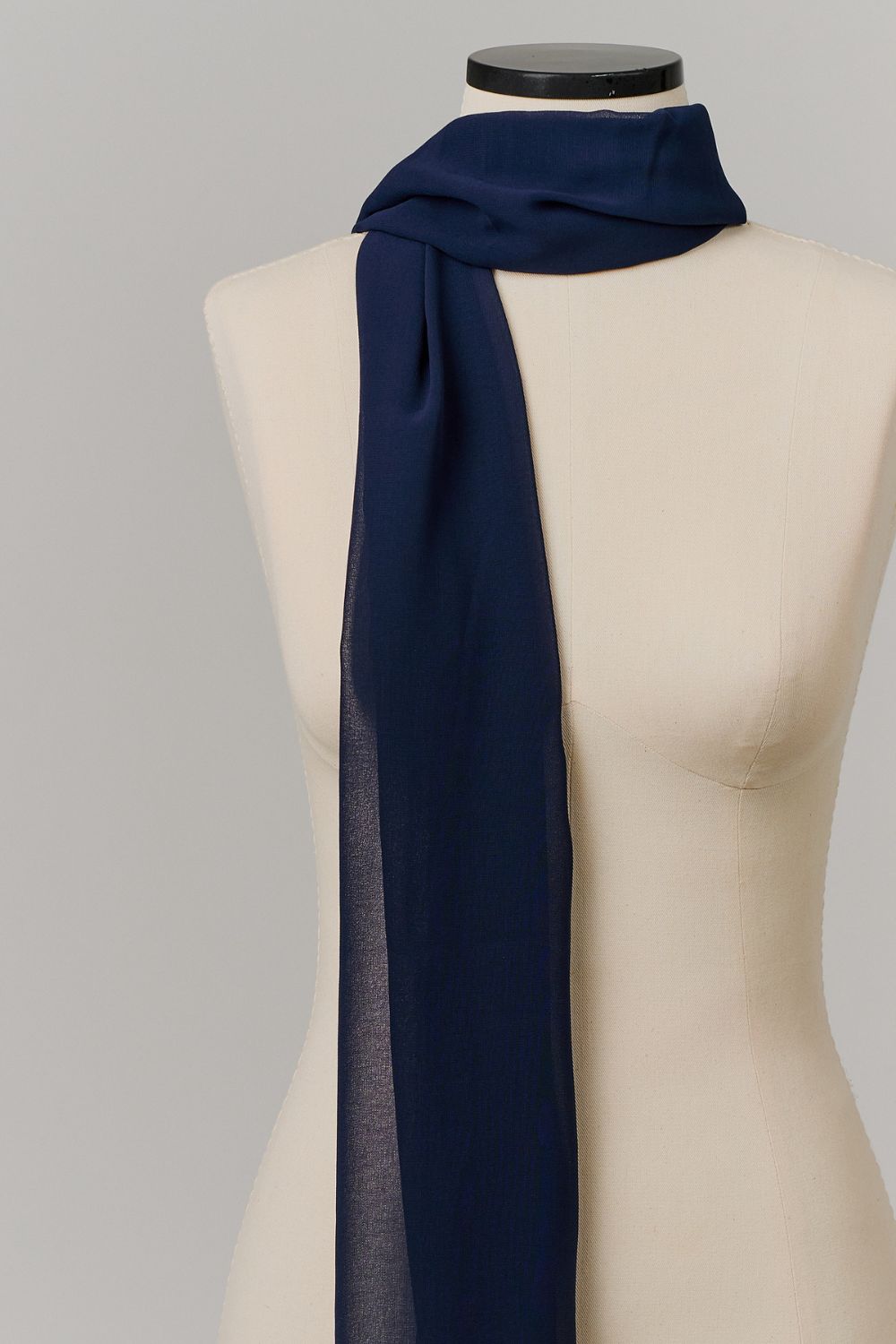 Echarpe Retângulo Azul Marinho