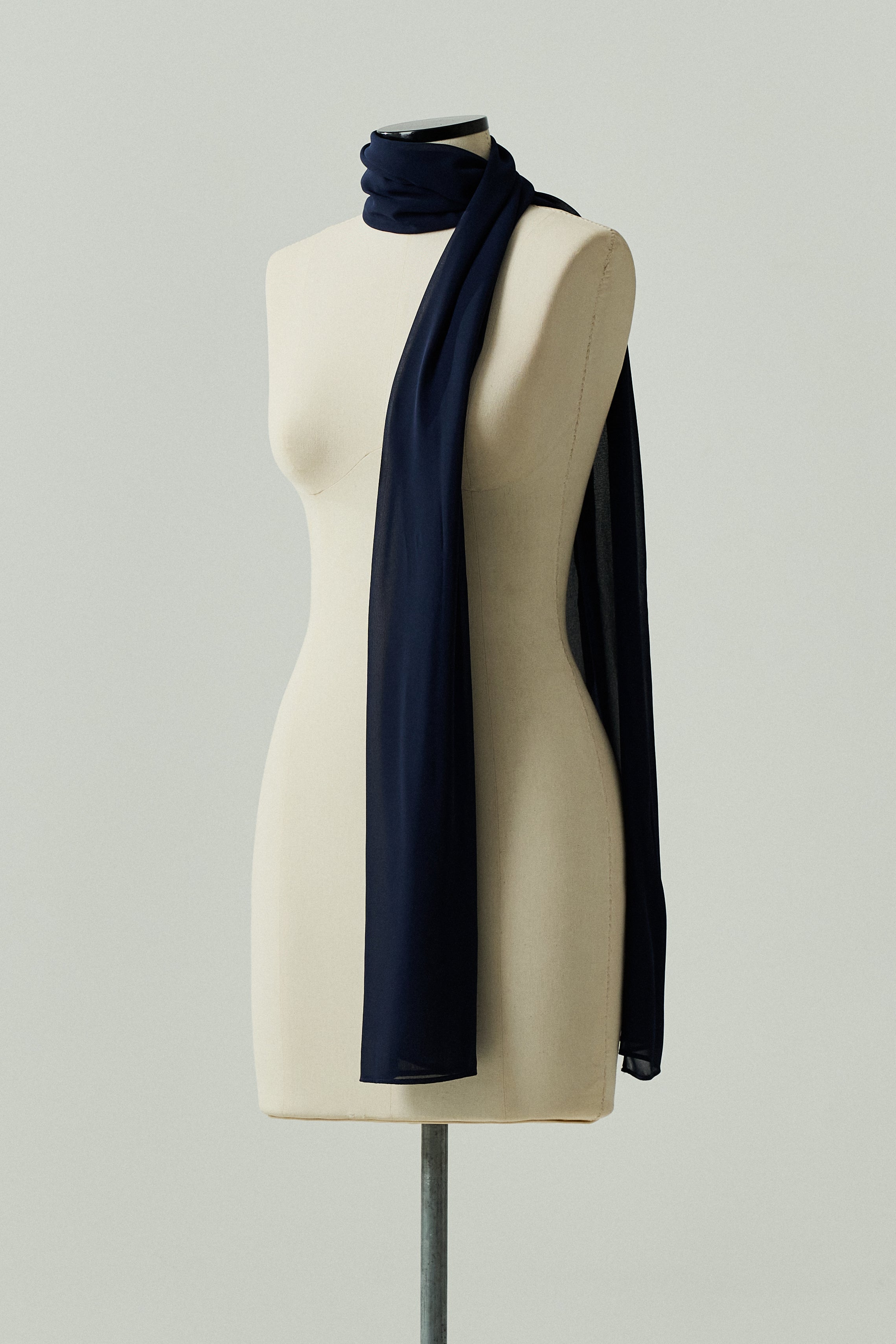 Echarpe Retângulo Azul Marinho