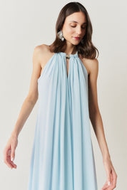 Vestido Longo com Alça Fina Ajustável - Adélia Serenity